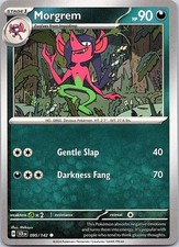 Morgrem Stellar Crown 95/142 Common Pokemon Near Mint Pokemon Card