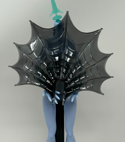 Monster High Elvira Mistress Dark Doll Outfit Black Spiderweb Collar Spider Web