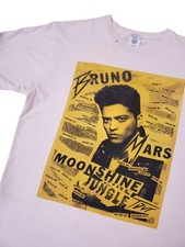 Mens Bruno Mars Moonshine Jungle shirt sz XL Tan Music Graphic Tee top 