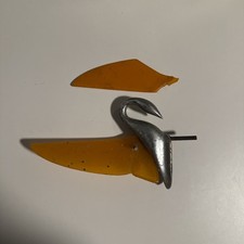 Gem Packard Chrome Cormorant Hood Ornament Broken Wings 1940s Swan