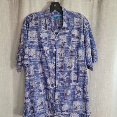 TORI RICHARD USA Made Tropical Medium Cotton Lawn Party Shirt - More Rare Print