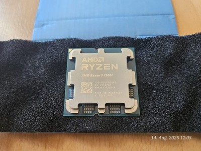 AMD Ryzen  5 7500F 6-Kern CPU, Sockel AM5, Tray (ohne Kühler)