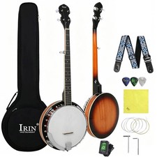Hartholz Resonator Banjo Positionsmarker 5-Saiten Banjo leicht zu tragen