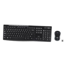 MK270 Wireless Keyboard and Mouse for Windows, 2.4 GHz 1 Pack Black Combo