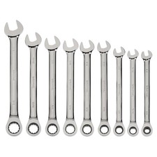 Williams Sae Ratcheting Combination Wrench Set 9-piece
