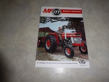 Broszura ciągników 177 firmy MF