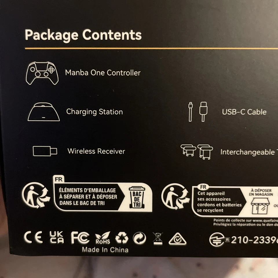 Manba 1 Wireless/Wired Gaming Controller PC/Switch/IOS/Android brand new in box  - Image 2 of 2