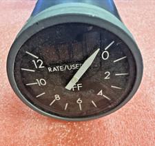 Smiths Industries AIRCRAFT INDICATOR FUEL Flow/ Used  WL203EED11           rb