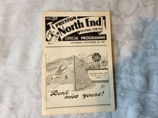 1957/8 DIV 1 PRESTON NORTH END V MANCHESTER UNITED 9