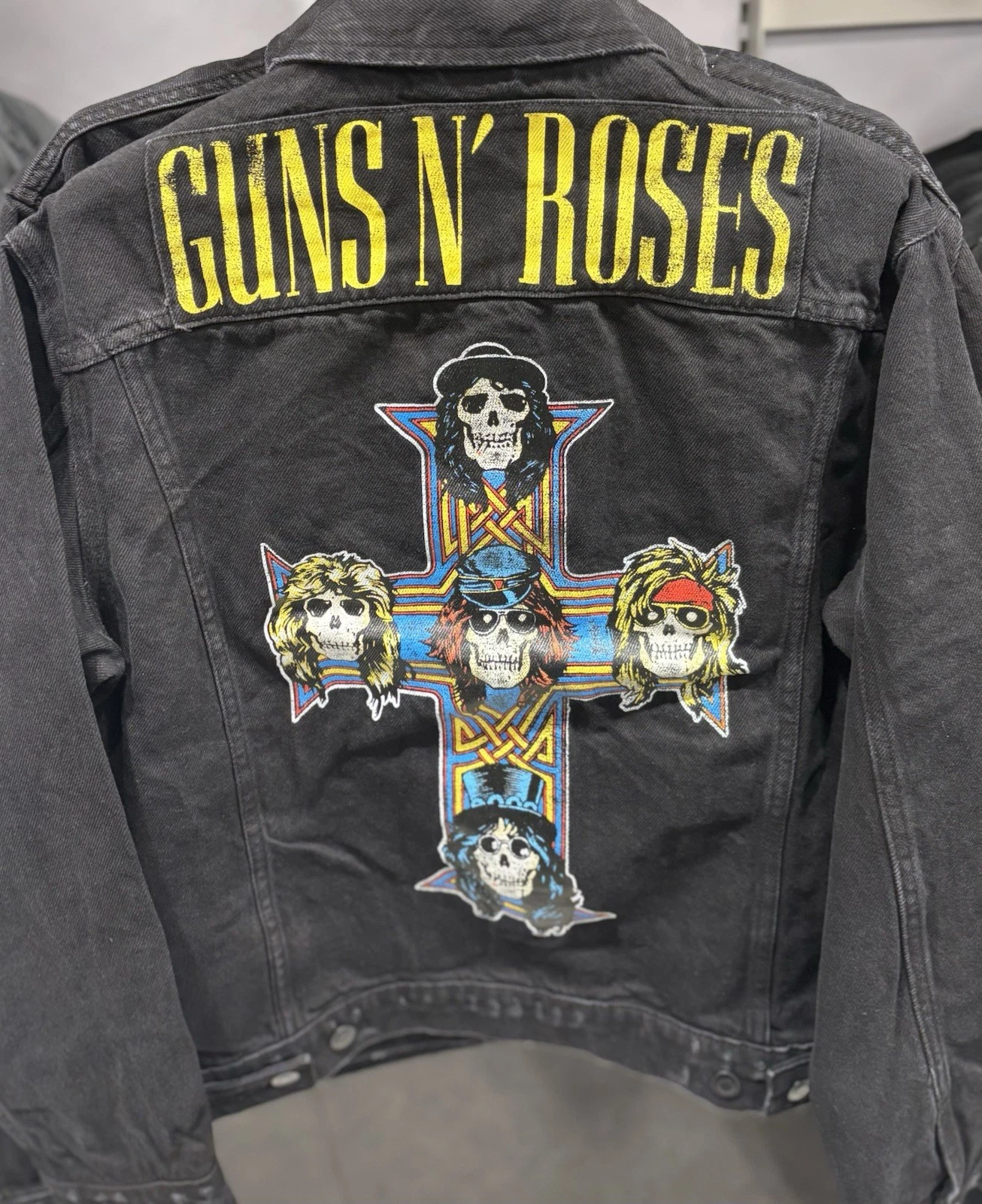 Guns ‘N Roses Jeans Jacket Sizes UK Size XS-2XL
