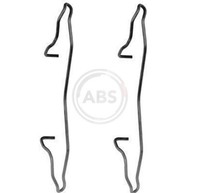 A.B.S. ZubehöRsatz Scheibenbremsbelag 1186Q FüR Escort Ford Orion GAL AAL ABL 6