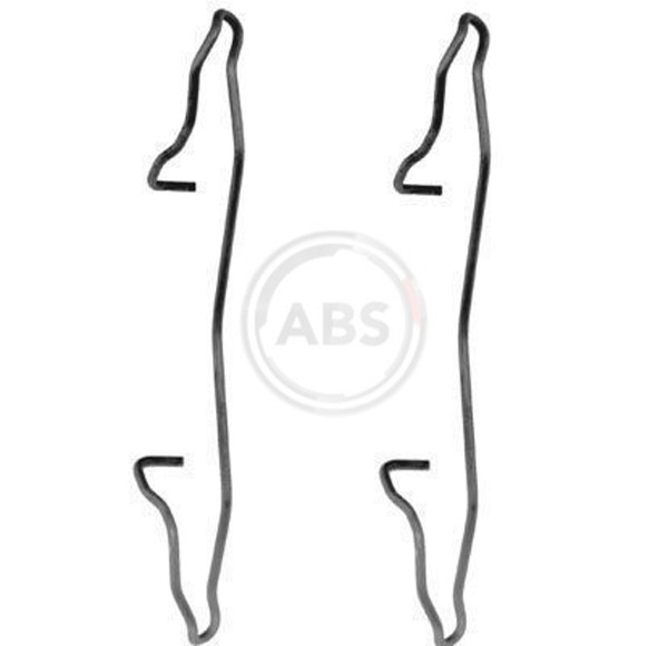 A.B.S. ZubehöRsatz Scheibenbremsbelag 1186Q FüR Escort Ford Orion GAL AAL ABL 6-image