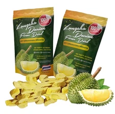 Durian King of Fruit Vacuum Freeze Dried Fresh Durian Monthong Made from Real...