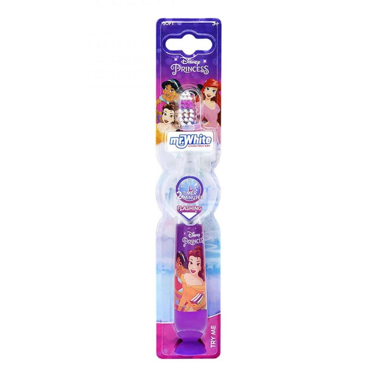 Brosse à dents enfant Tinokou ergonomique pour faciliter le brossage violet