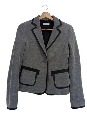 STRENESSE Kurz-Blazer Damen Blazer Gr. DE 34 hellgrau Business-Look