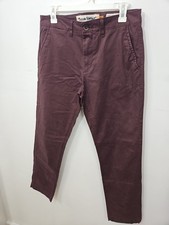 Tailor Vintage Men's Pants 30x30 Plum Classic Fit Connecticut Originals Solid