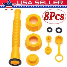 Replacement Gas Can Spout Nozzle Vent Kit for Plastic Gas Cans Old Style Cap
