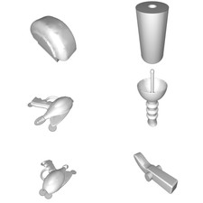 Pistola Raggio Prop Supporto LED Luce Giocattolo Sci-Fi Retro Stampato 3D