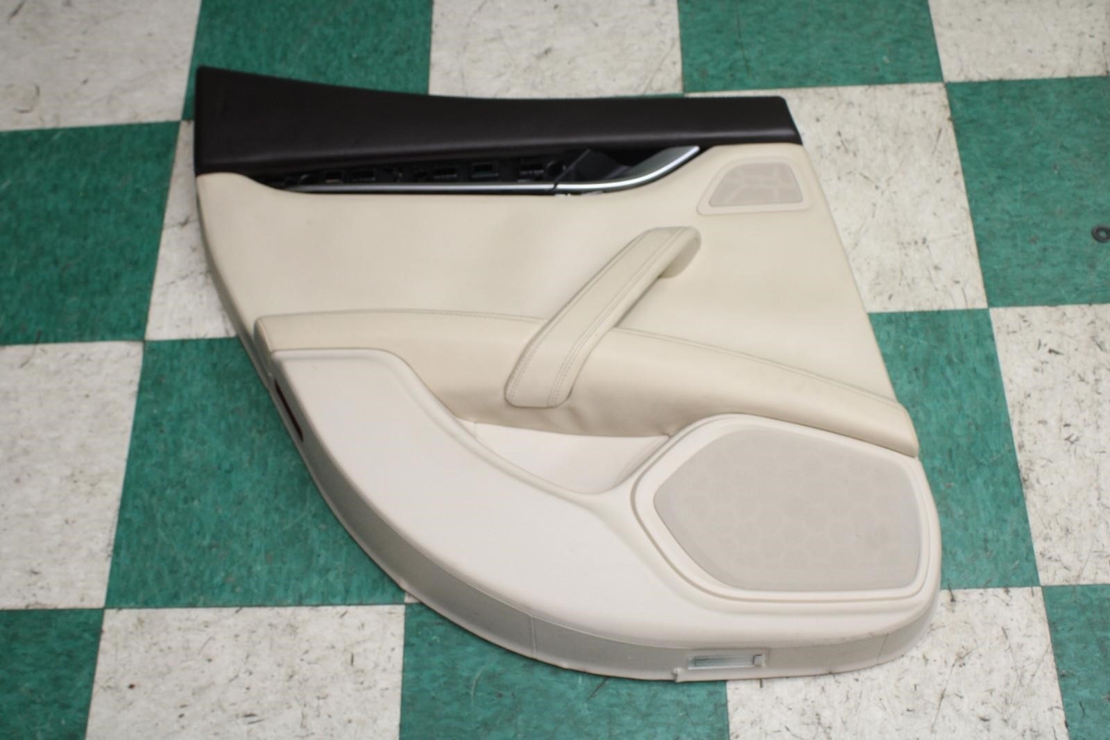 14-17 GHIBLI Cream Rear Left LH LR Driver Interior Door Trim Panel Factory OEM