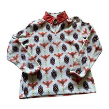 Ariat Womens/Teens Fleece 1/4 Zip Pullover Southwest Aztec print Size Medium