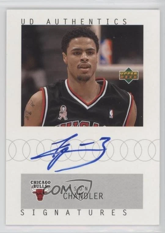 Upper Deck Tyson Chandler Basketball Autographed Sports Trading