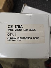 Clinton Electronics CE-178A wall mount BLACK