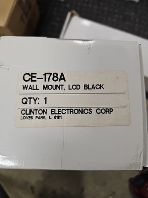 Clinton Electronics CE-178A wall mount BLACK