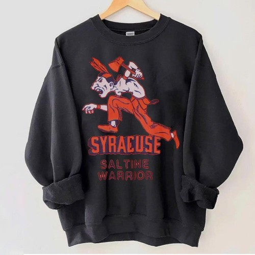 Syracuse Orange Mascot Sweatshirt, Syracuse University Vintage Style Crewneck