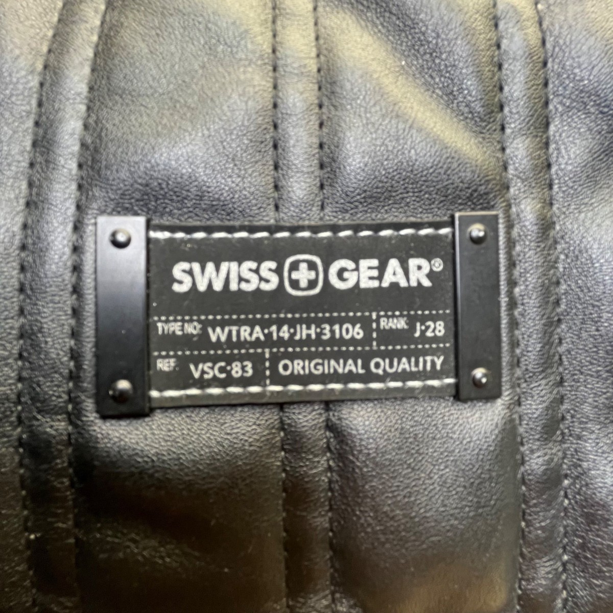 SwissGear Unisex Black & Gray Canvas Travel Laptop/Tablet Bag Backpack Size L SWISSGEAR 17 main image 4