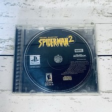 Spider-Man 2 Enter Electro (Sony PlayStation 1, PS1) Black Label MISSING MANUAL
