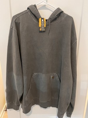 Carhartt Work In Progress Men s Hooded Vista Sweatshirt Faded Charcoal Gray 2XL
