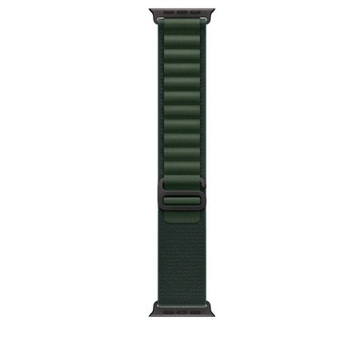 NEW OEM - Apple 49mm Dark Green Alpine Loop - Medium - Black Titanium Finish