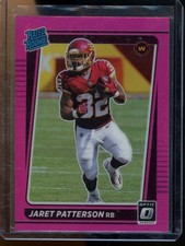 2021 Donruss Optic Jaret Patterson Pink Rookie Washington Football Team #297