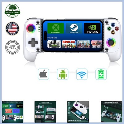Fast-Connect Wireless Controller for Mobile Gaming, Supports Multiple Platforms