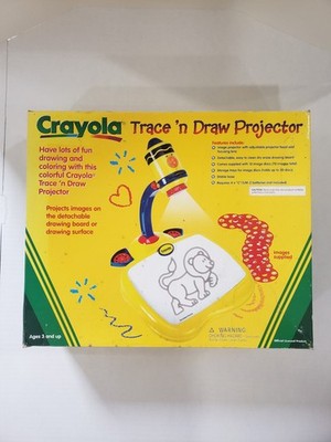 Vintage Crayola Trace 'n Draw Projector 2001 BRAND NEW IN OPEN BOX - SUPER RARE 