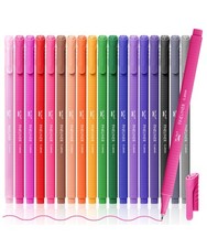 Mr. Pen- Colored Fineliner Pens, 18 Pack, 0.4mm, Ergonomic Multicolor