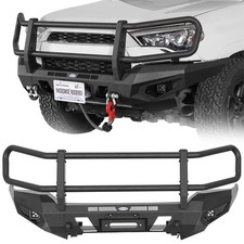 Full Width Steel Front Winch Bumper Wgrill Guard For Toyota 4runner 2014-2024 Full Width Steel Front Winch Bumper Wgrill Guard For Toyota 4runner 2014-2024