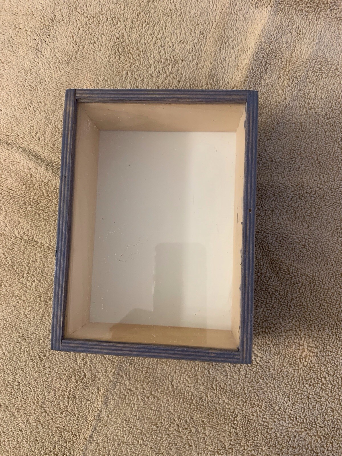 Shadow Box Frame Display Case , Antique Dusty Blue Color | eBay