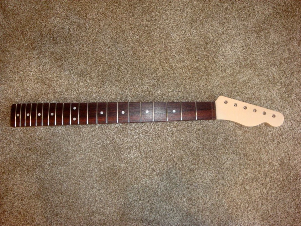 TELE NECK Quartersawn Maple & Dark Rosewood Board 21f Musikraft - Image 2 of 4