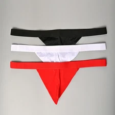 Mens Sexy G-String Underpants Pouch Panties Backless Thongs Jockstrap Underwear