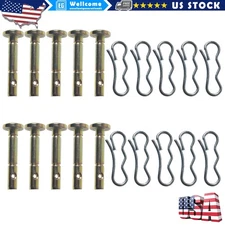 10PACK 738-04124A Shear Pins&Cotter Pins Fits MTD Cub Cadet Craftsman Snowblower