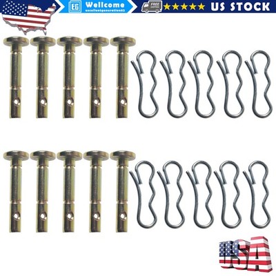 10PACK 738-04124A Shear Pins&Cotter Pins Fits MTD Cub Cadet Craftsman Snowblower