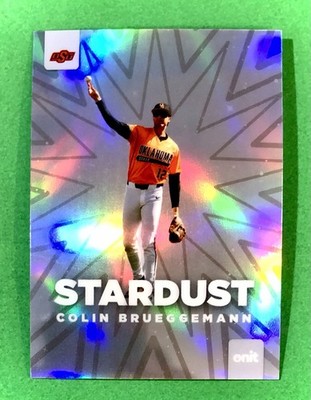 2026 Onit Gravity College Baseball Stardust Holo Colin Brueggemann SD-29 OSU