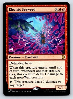 Electric Seaweed MTG R Commander: Teenage Mutant Ninja Turtles 23 NM