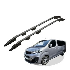 Dachreling passend für Peugeot Traveller L2 mittel (MWB) Baujahr ab 2016 (Schwar