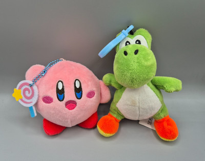 Kirby und Yoshi Plüsch klein Super Mario 