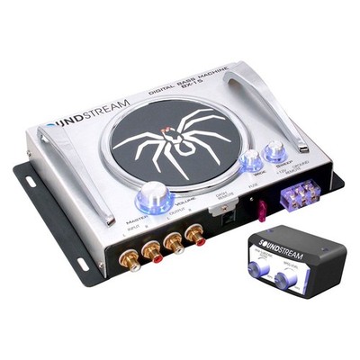 Digital Bass Reconstruction Sound Processor w Illuminated Logo & Knobs