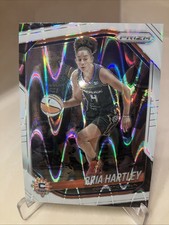 2025 Bria  Hartley Panini Prizm White Lava WNBA Card #86 Connecticut Sun
