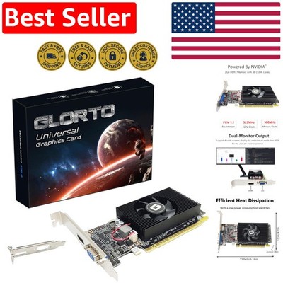 Entry Level NVIDIA GT 610 Low Profile Graphics Card - 2560x1600 Resolution