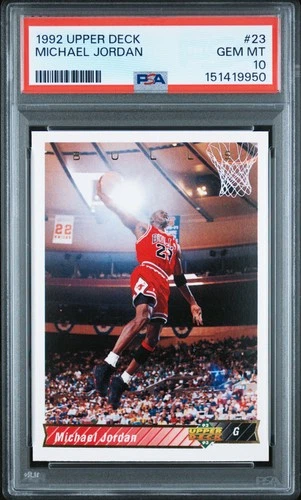 1992 UD #23 MICHAEL JORDAN PSA 10